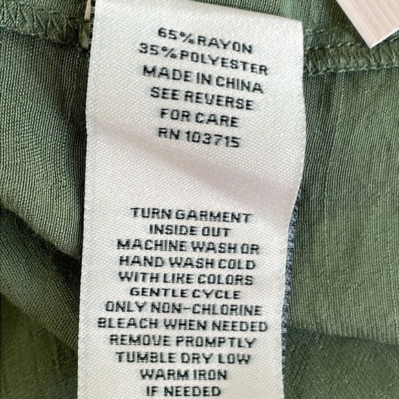 Nanette Lepore Smocked Green Button Down Top - Picture 7 of 8